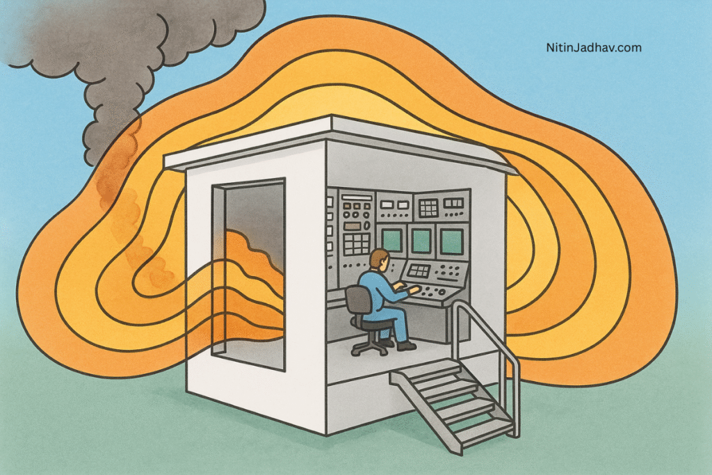 Control room safety assessment using gas dispersion mapping and ingress modeling